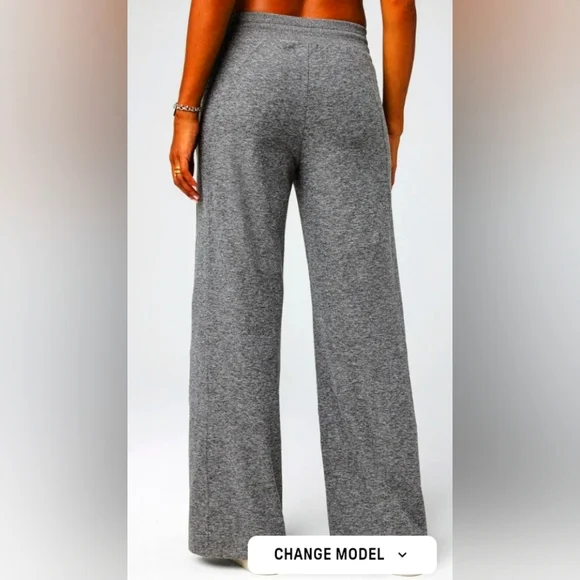 FABLETICS CLOUD JERSEY WIDE LEG JOGGERS - Picture 2 of 6